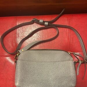 Portland Leather Goods Eclipse Crossbody Bag- Fog